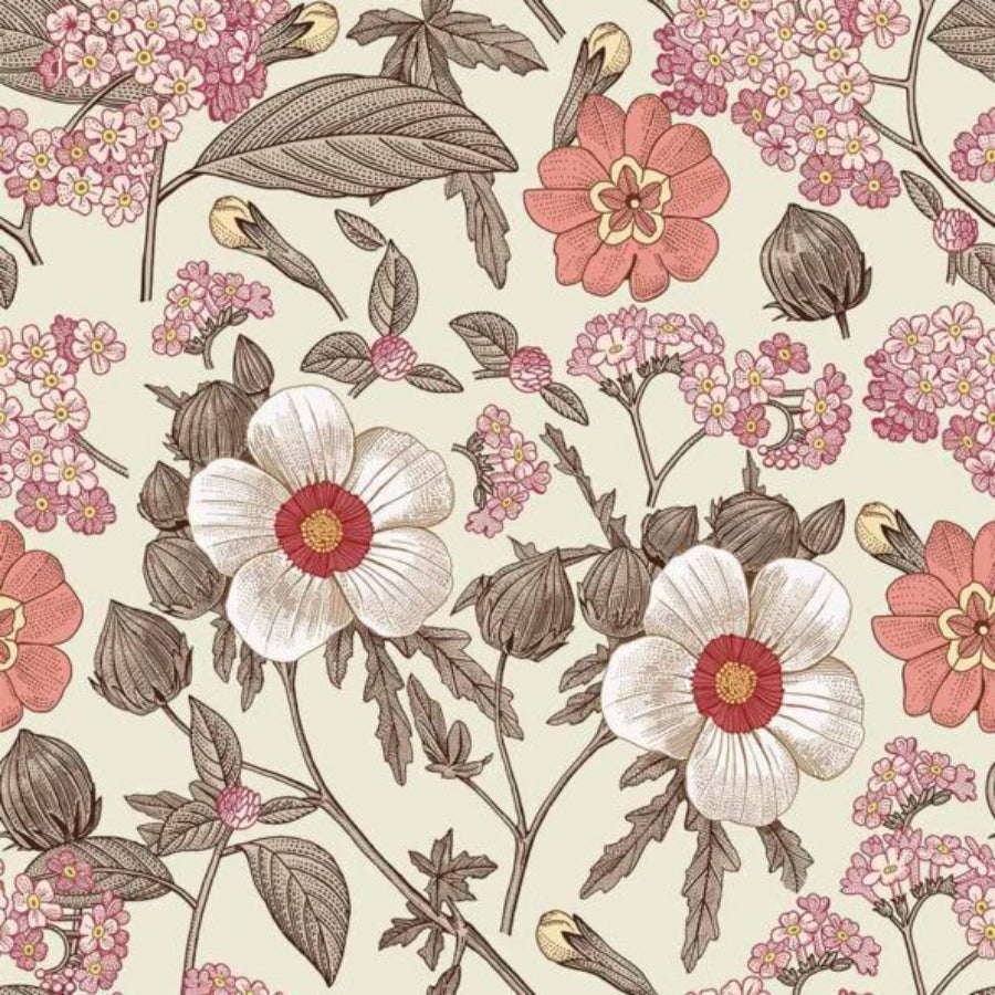 RETRO Bouquet Wallpaper