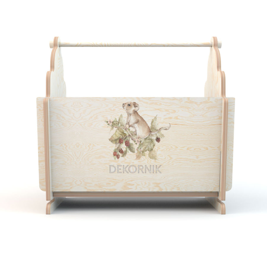 LITTLE Helper / Organizing Basket Cute Forest Animals Mouse