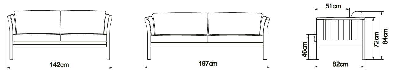 JOEN 3-Seater Sofa