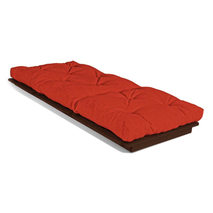Red on sale futon chair