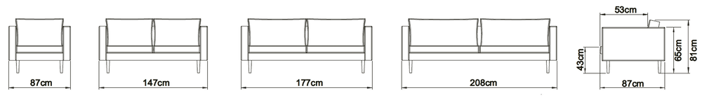 OBLING 2-Seater