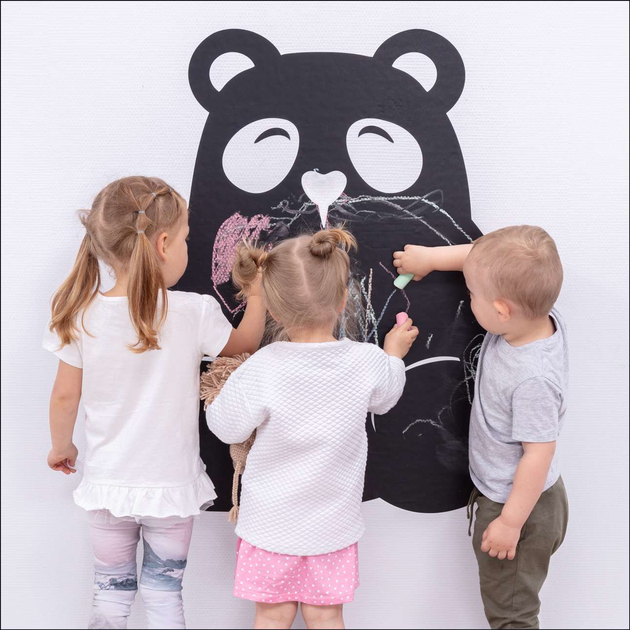 Panda Chalkboard Sticker - 80x95 cm