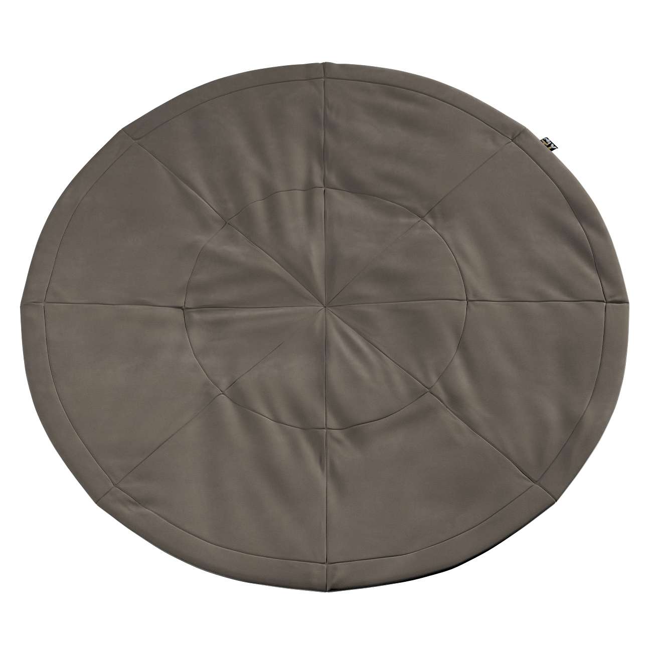 Round mat - 130cm (Posh Velvet) - grey/beige