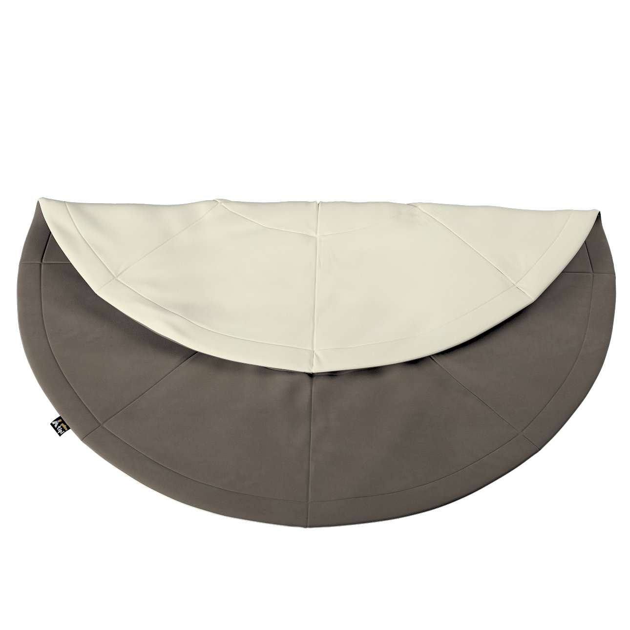 Round mat - 130cm (Posh Velvet) - grey/beige