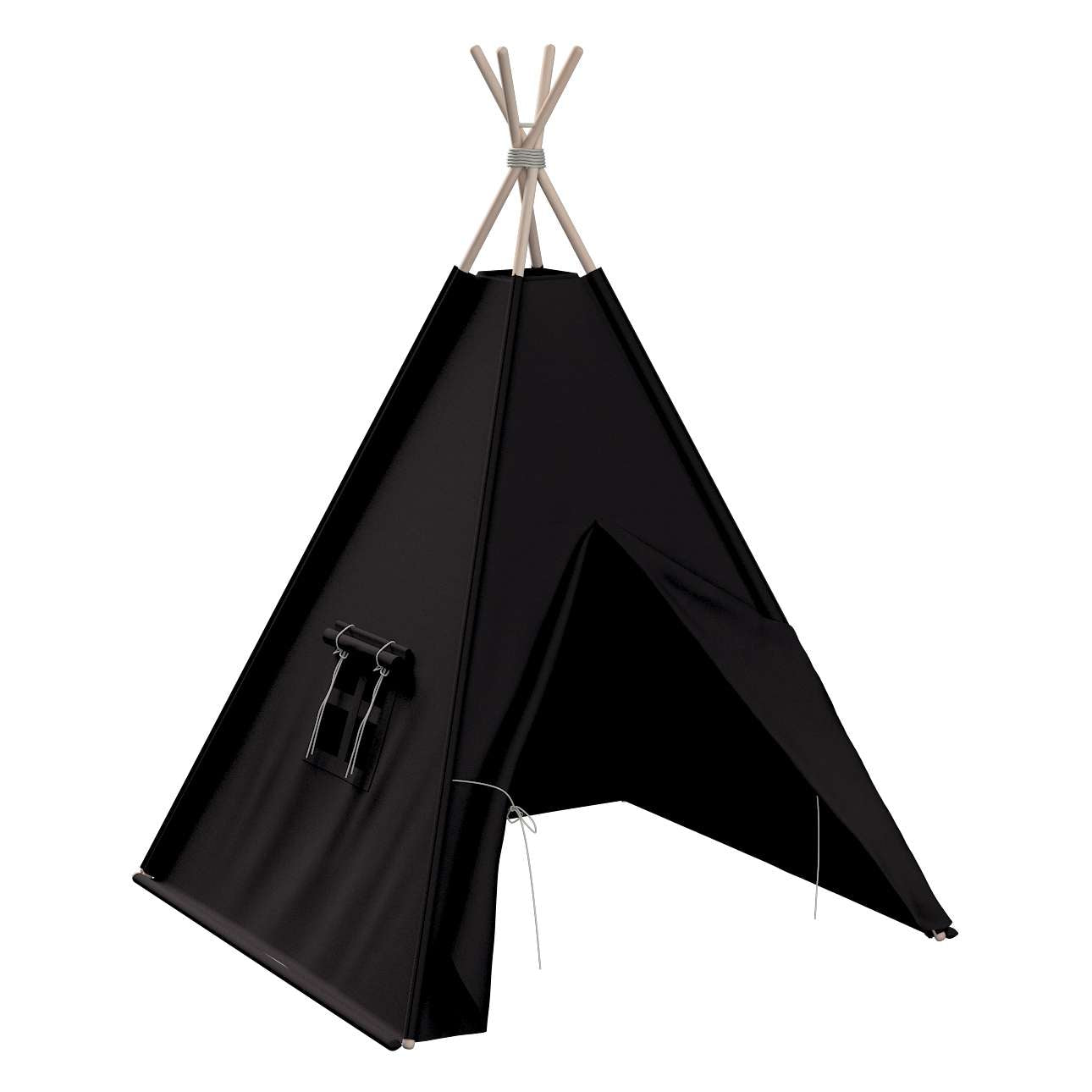 Tipi - 110x110x155cm (Cotton Story) - schwarz