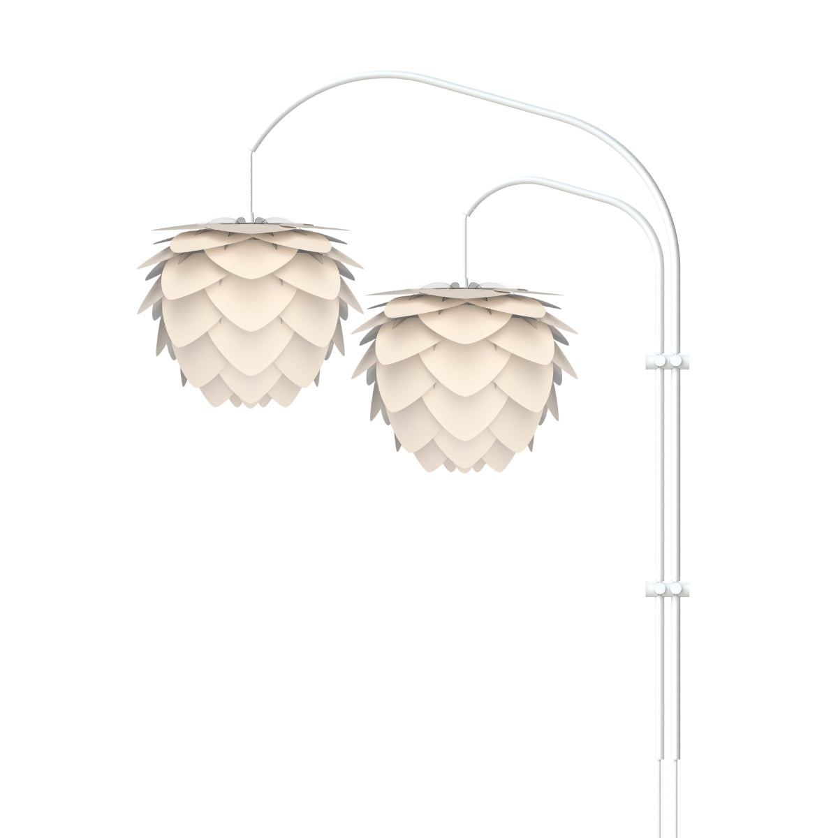 ALUVIA Willow Pearl White Wandleuchte