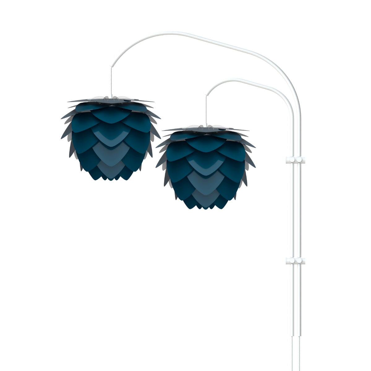 ALUVIA Willow Petrolblaue Wandleuchte