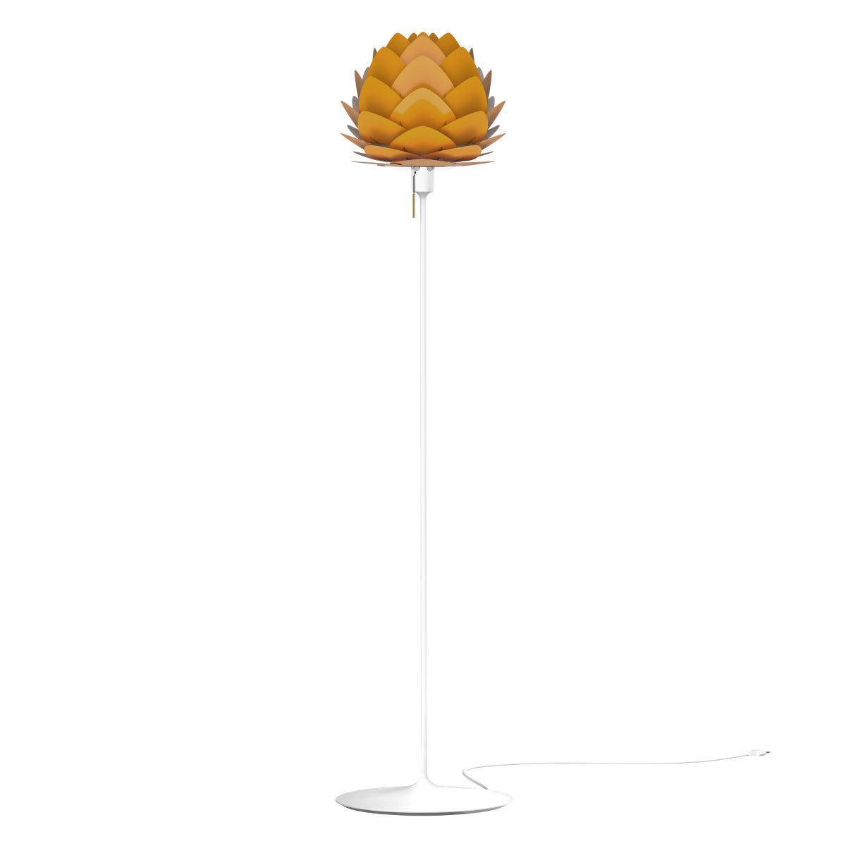 ALUVIA Safrangelbe Stehlampe