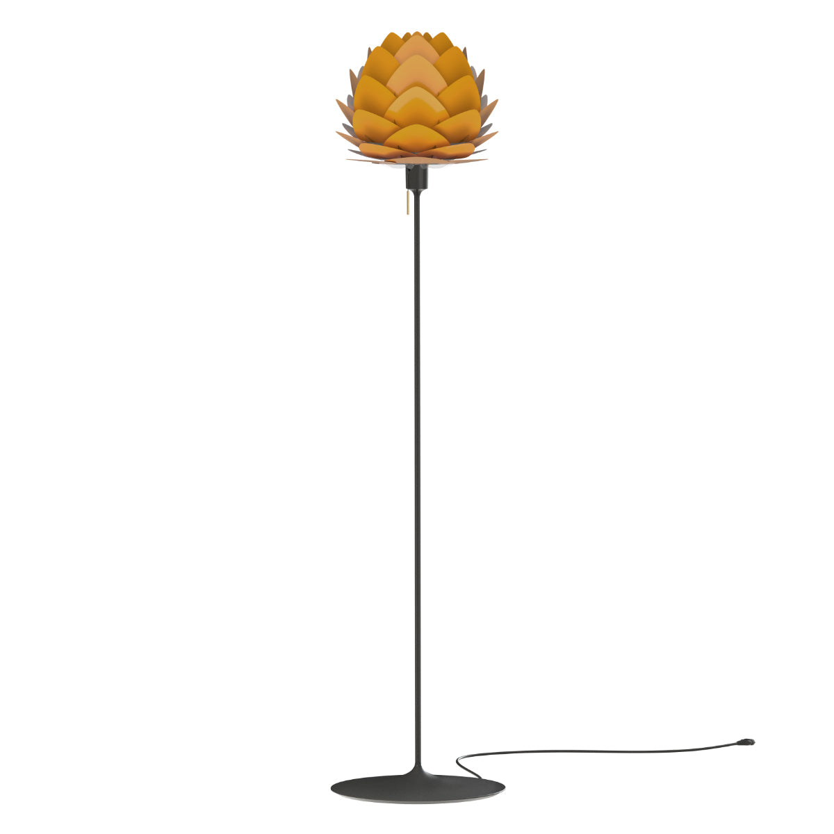 ALUVIA Safrangelbe Stehlampe