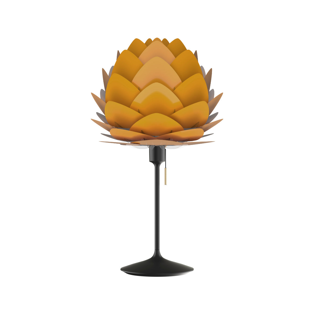 ALUVIA Safrangelbe Tischlampe