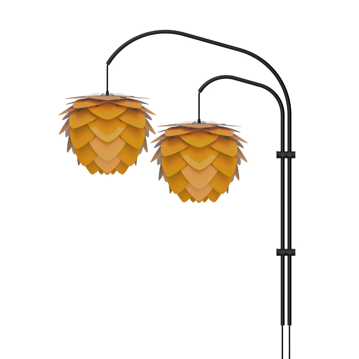 ALUVIA Willow Safrangelbe Wandlampe