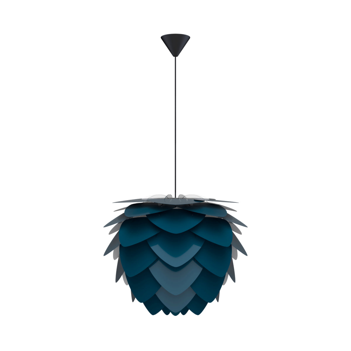 ALUVIA Petrolblaue Pendelleuchte