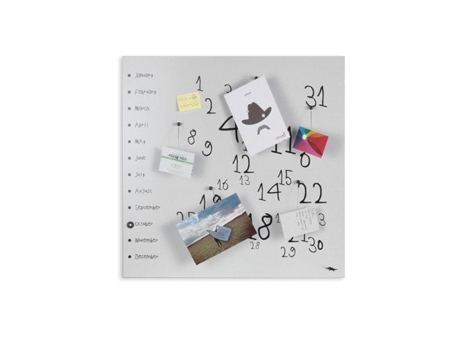 KROK 1 White, Perpetual Calendar, dESIGNoBJECT- D40Studio