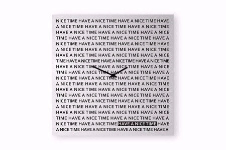 NICE TIME Wall Clock 50 CM & 80 CM, dESIGNoBJECT- D40Studio